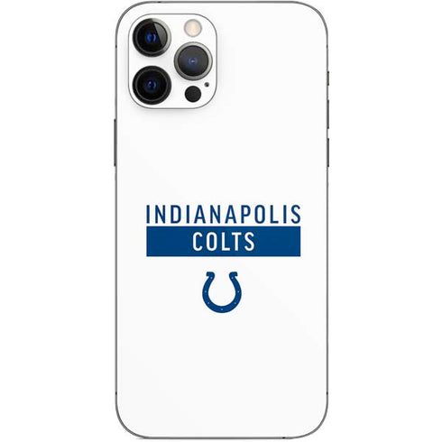 NFL Indianapolis Colts White Performance Series iPhone 12 Pro Skin
